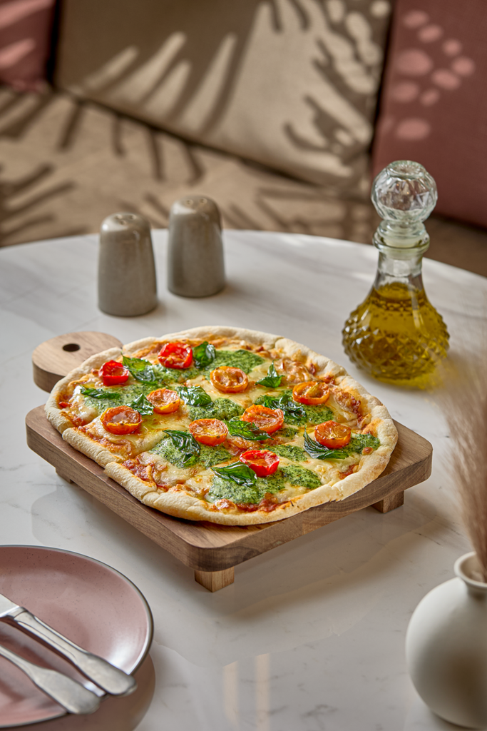 المهياوة مع جبنة البراتا