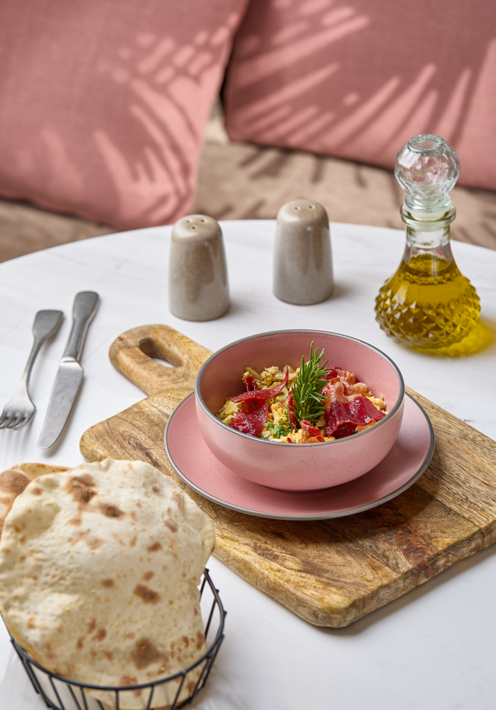 Bacon & Mushrooms Egg Skillet