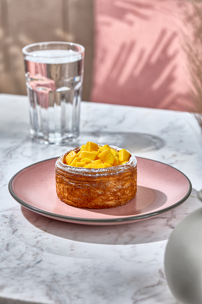 كيكة المانجو بالكريمة