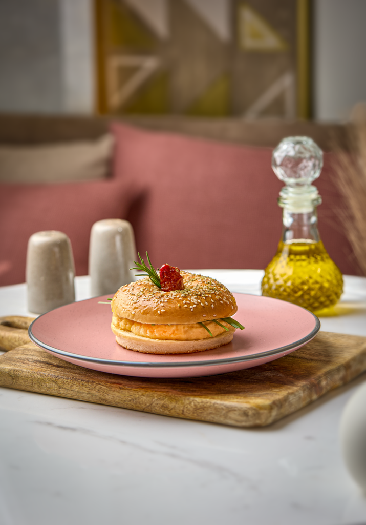 Bagel Scrambled Eggs Gruyere